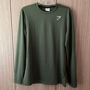 Gymshark Arrival Long Sleeve T-Shirt Green